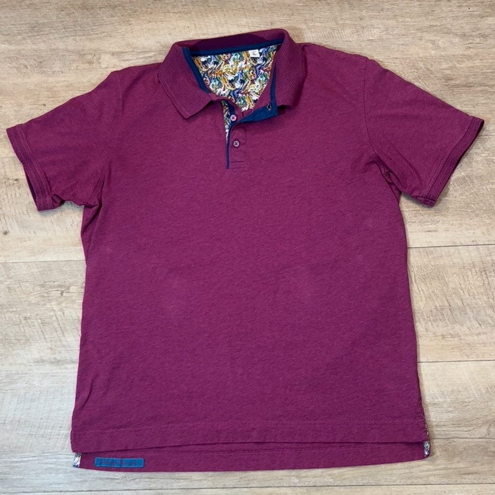 Robert Graham Men’s Classic Fit Cotton Polo Size Large